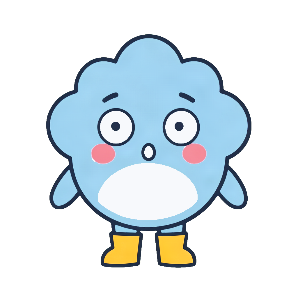 Dottie Drizzle looking surprised